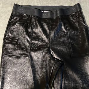 Karl Lagerfeld Faux Leather Leggings Small